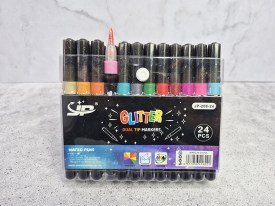 Marcadores con glitter x 24 